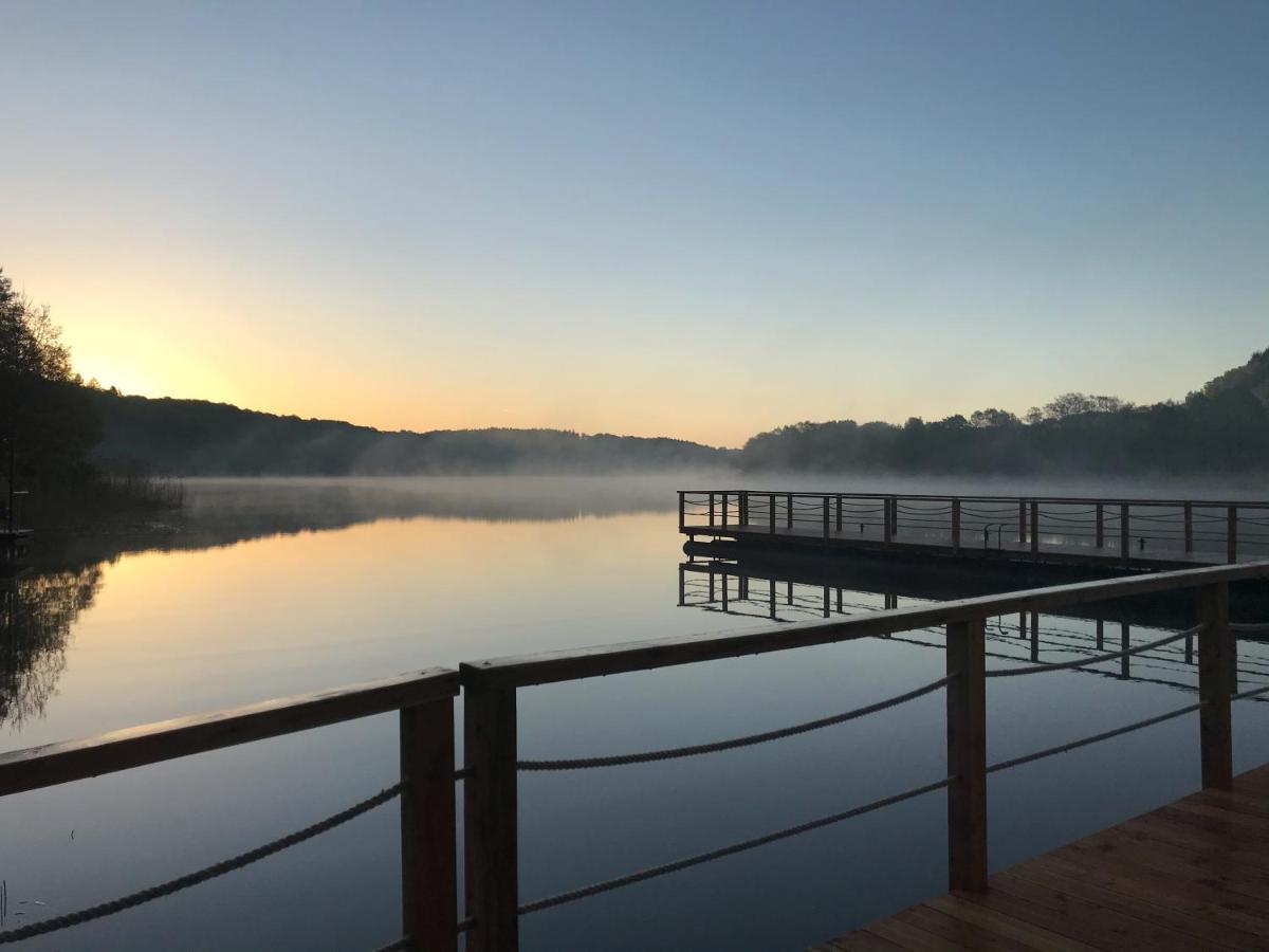 Ostrzycki Las Domki Nad Jeziorem -Balia-Sauna-Prywatny Pomost Pierszczewo Esterno foto