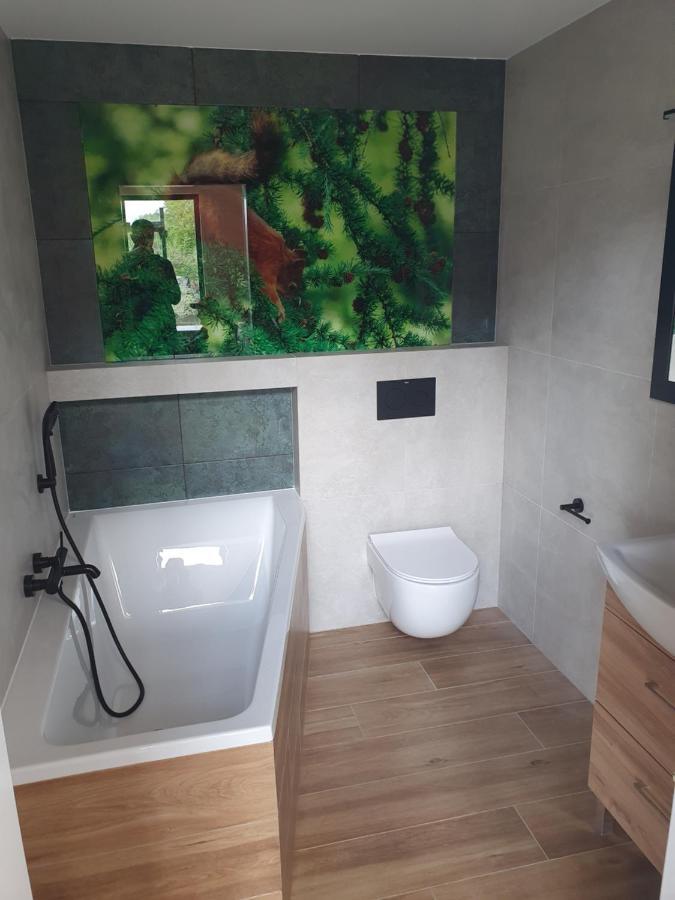 Ostrzycki Las Domki Nad Jeziorem -Balia-Sauna-Prywatny Pomost Pierszczewo Esterno foto