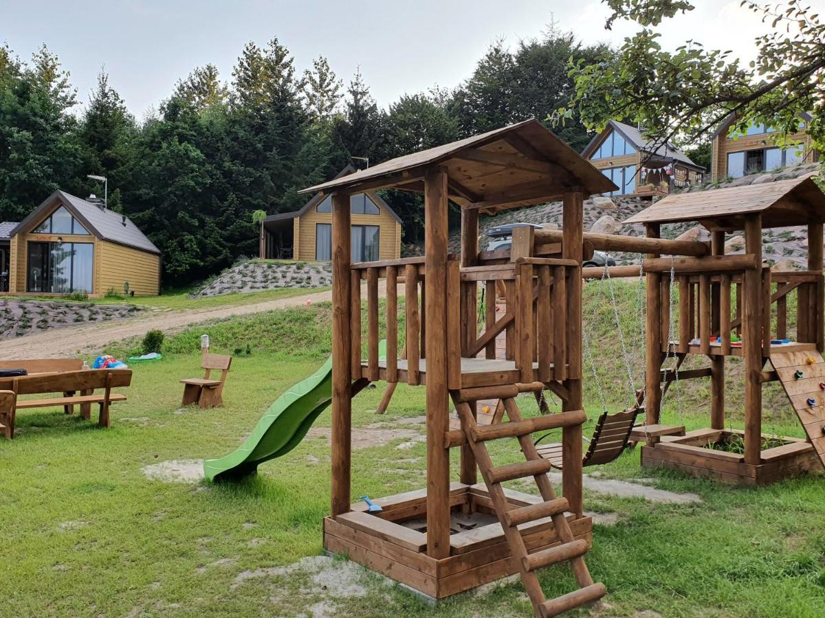 Ostrzycki Las Domki Nad Jeziorem -Balia-Sauna-Prywatny Pomost Pierszczewo Esterno foto