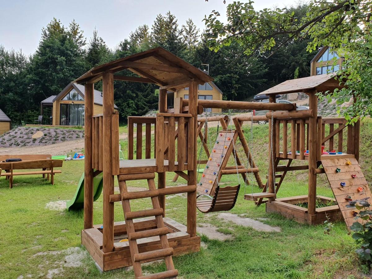 Ostrzycki Las Domki Nad Jeziorem -Balia-Sauna-Prywatny Pomost Pierszczewo Esterno foto
