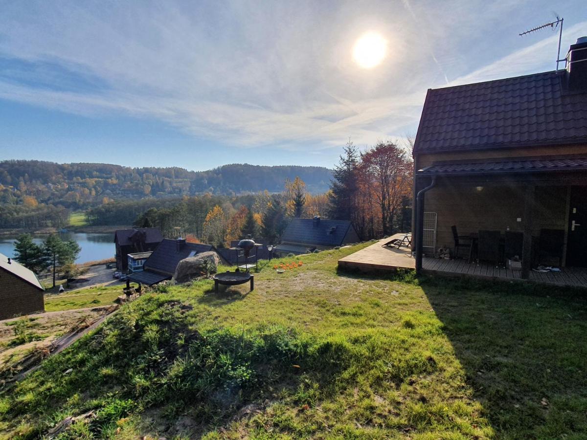 Ostrzycki Las Domki Nad Jeziorem -Balia-Sauna-Prywatny Pomost Pierszczewo Esterno foto