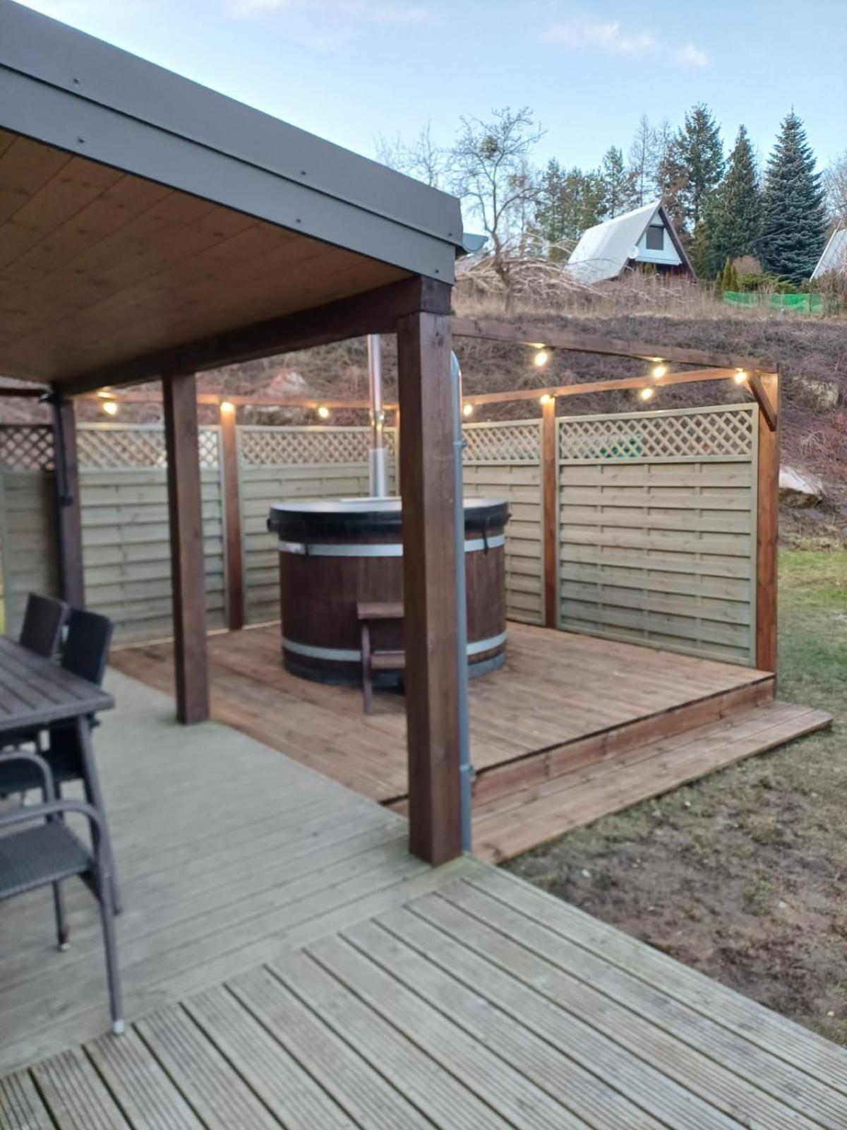 Ostrzycki Las Domki Nad Jeziorem -Balia-Sauna-Prywatny Pomost Pierszczewo Esterno foto